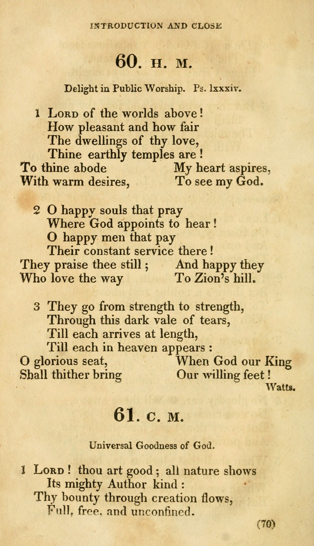 A Collection of Psalms and hymns, for social and private worship page 77