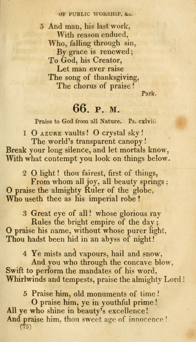 A Collection of Psalms and hymns, for social and private worship page 82