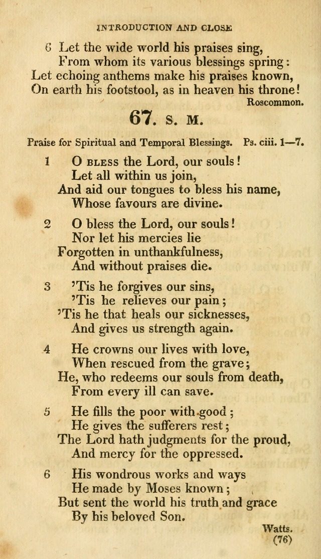 A Collection of Psalms and hymns, for social and private worship page 83