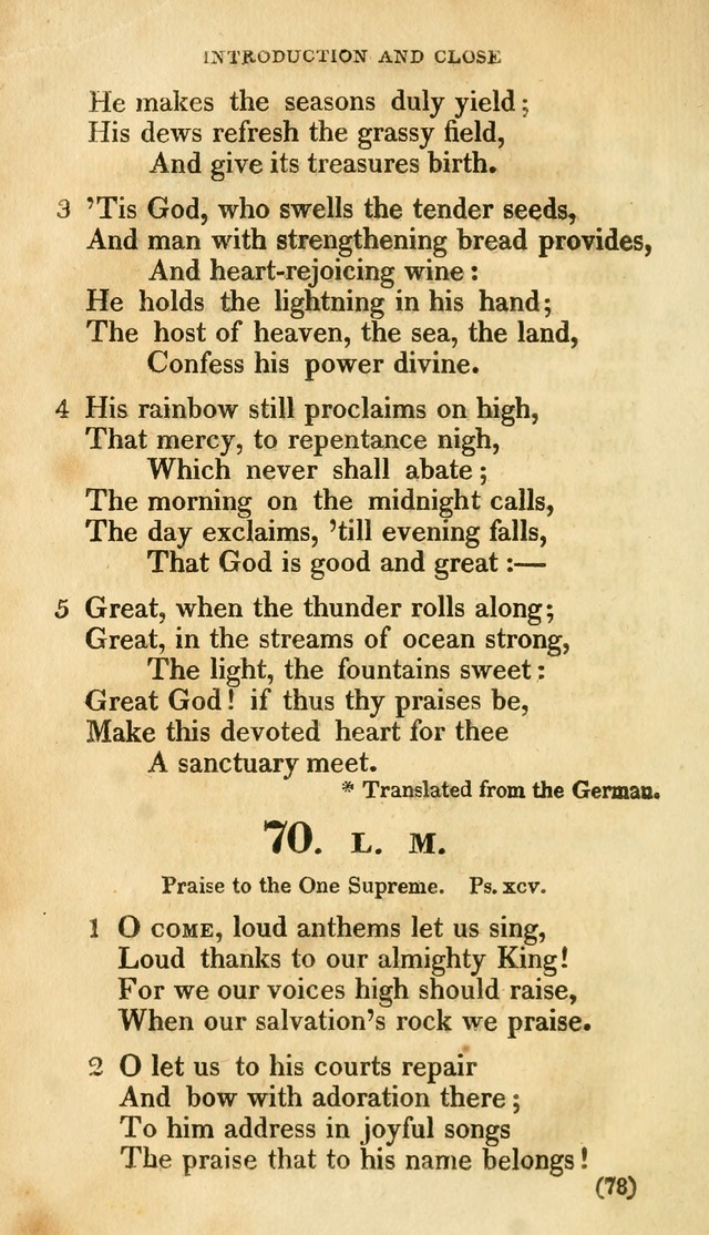 A Collection of Psalms and hymns, for social and private worship page 85