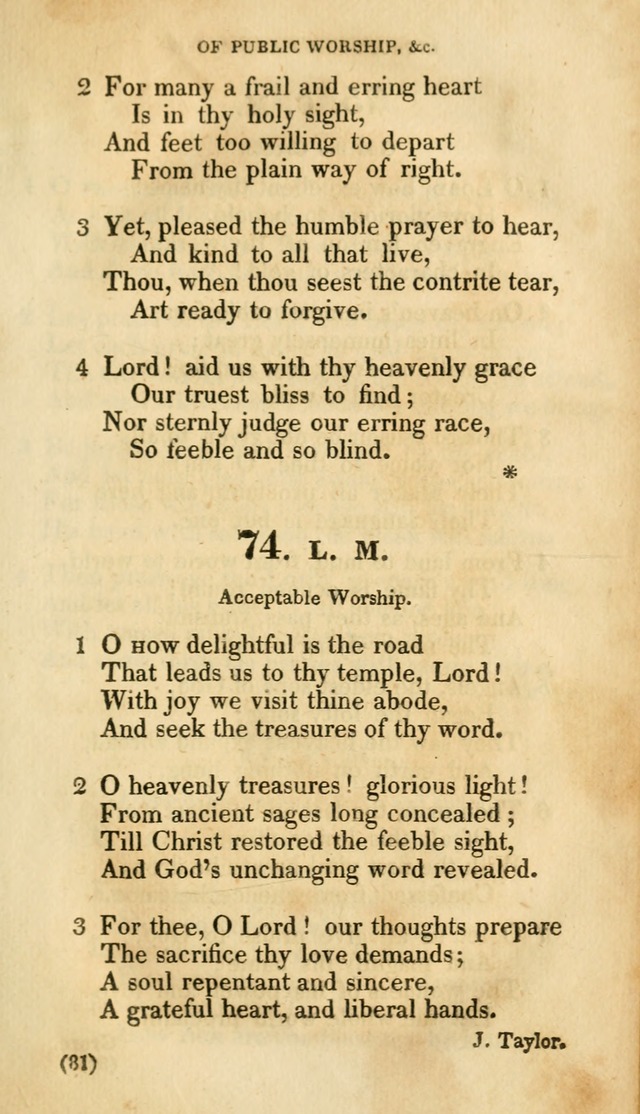 A Collection of Psalms and hymns, for social and private worship page 88