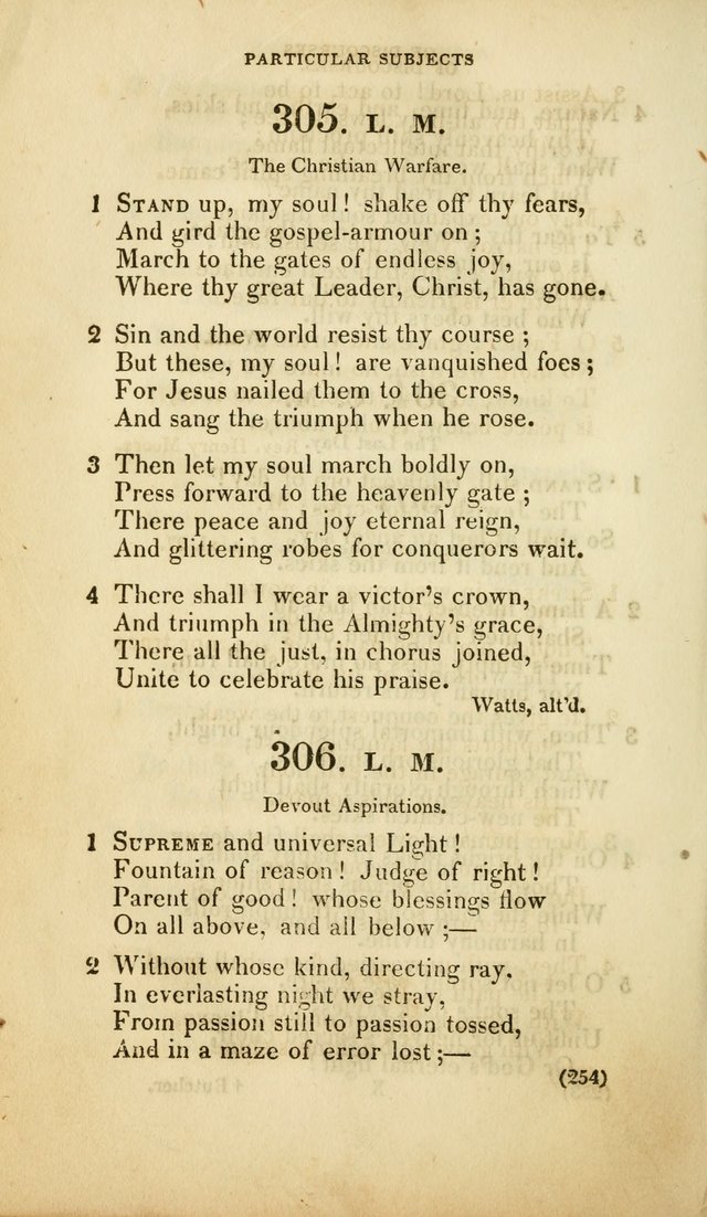 A Collection of Psalms and Hymns, for Social and Private Worship (Rev. ed.  with supplement) page 255