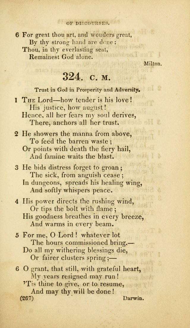 A Collection of Psalms and Hymns, for Social and Private Worship (Rev. ed.  with supplement) page 268