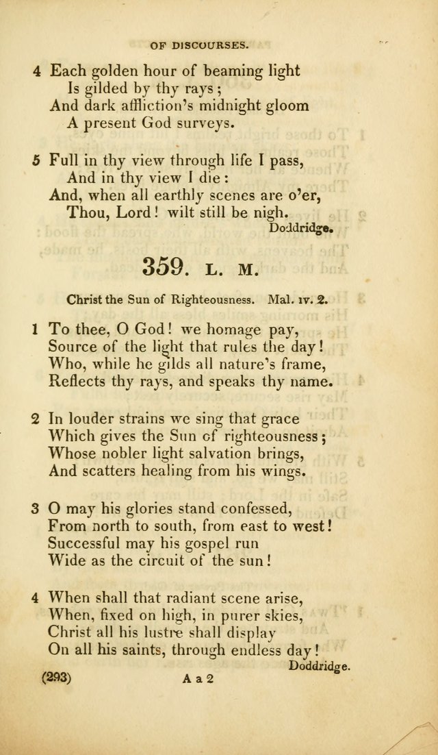 A Collection of Psalms and Hymns, for Social and Private Worship (Rev. ed.  with supplement) page 294