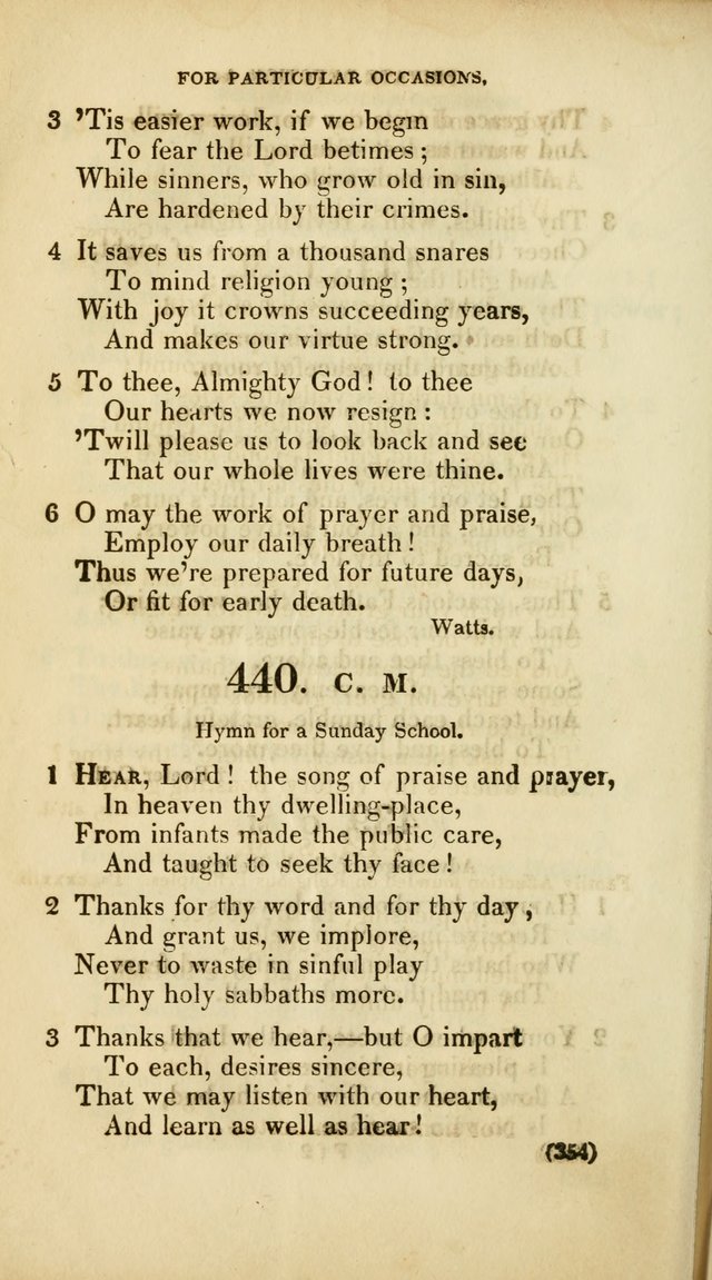 A Collection of Psalms and Hymns, for Social and Private Worship (Rev. ed.  with supplement) page 355