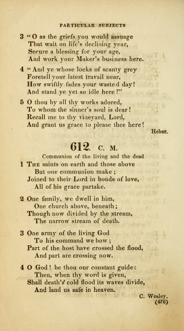 A Collection of Psalms and Hymns, for Social and Private Worship (Rev. ed.  with supplement) page 477