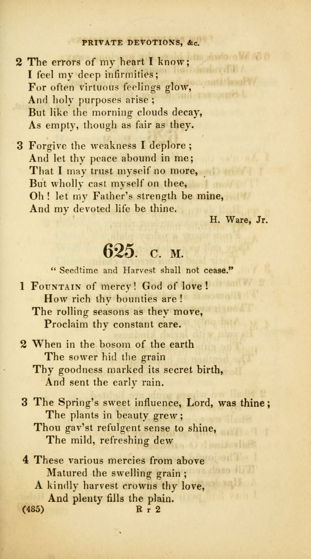 A Collection of Psalms and Hymns, for Social and Private Worship (Rev. ed.  with supplement) page 486