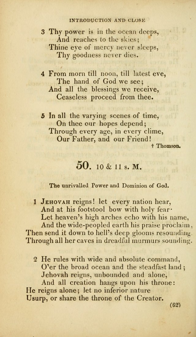 A Collection of Psalms and Hymns, for Social and Private Worship (Rev. ed.  with supplement) page 63