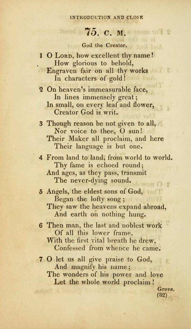 A Collection of Psalms and Hymns, for Social and Private Worship (Rev. ed.  with supplement) page 83