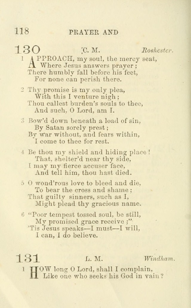 A Collection of Psalms, Hymns, and Spiritual Songs: suited to the various occasions of public worship and private devotion of the church of Christ: with an appendix of  German hymns page 116