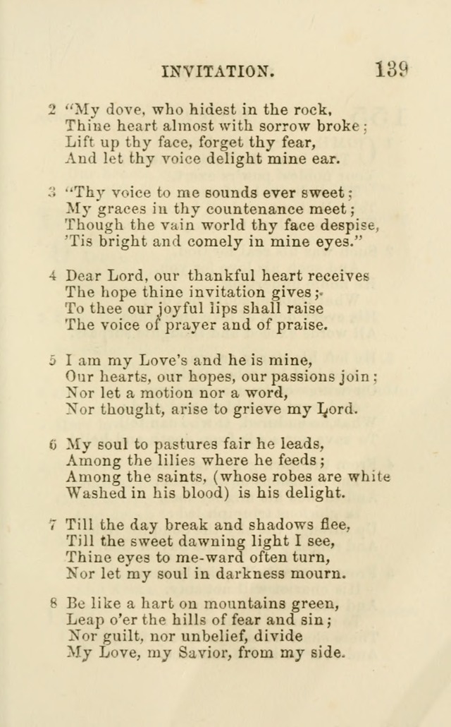 A Collection of Psalms, Hymns, and Spiritual Songs: suited to the various occasions of public worship and private devotion of the church of Christ: with an appendix of  German hymns page 137