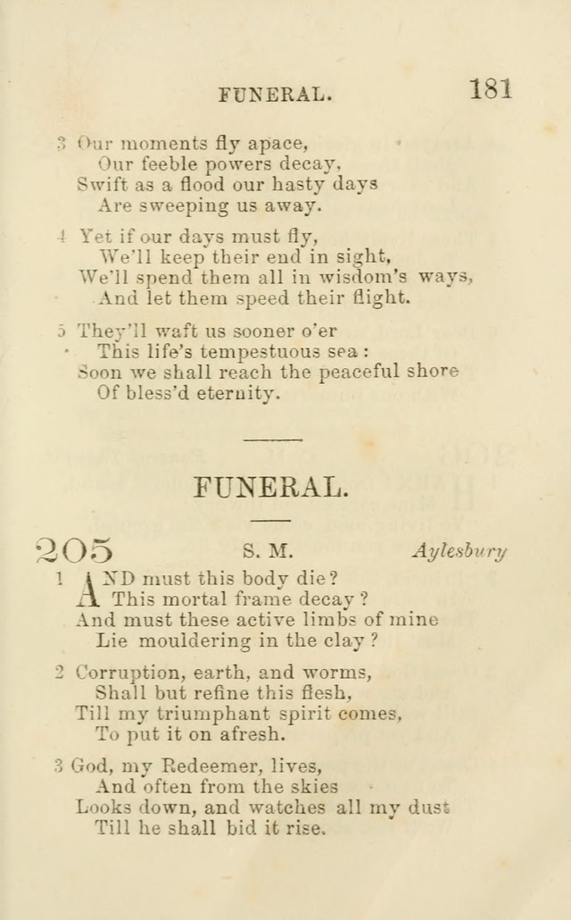 A Collection of Psalms, Hymns, and Spiritual Songs: suited to the various occasions of public worship and private devotion of the church of Christ: with an appendix of  German hymns page 179