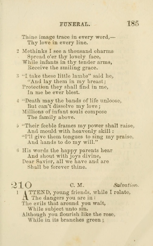 A Collection of Psalms, Hymns, and Spiritual Songs: suited to the various occasions of public worship and private devotion of the church of Christ: with an appendix of  German hymns page 183