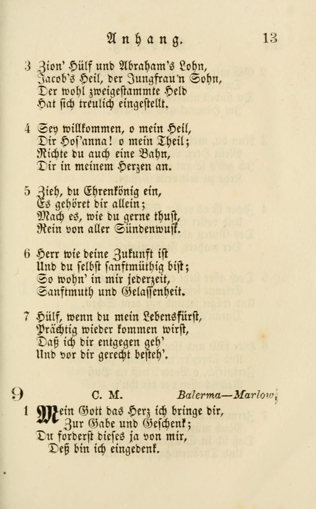 A Collection of Psalms, Hymns, and Spiritual Songs: suited to the various occasions of public worship and private devotion of the church of Christ: with an appendix of  German hymns page 397