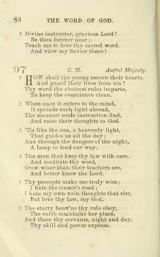 A Collection of Psalms, Hymns, and Spiritual Songs: suited to the various occasions of public worship and private devotion of the church of Christ: with an appendix of  German hymns page 86