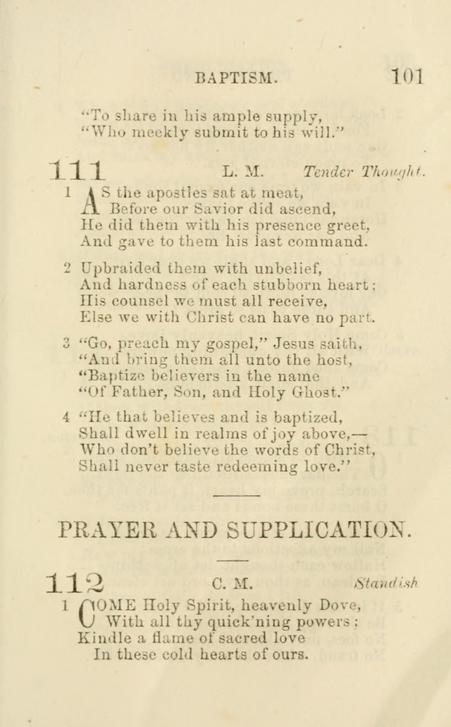 A Collection of Psalms, Hymns, and Spiritual Songs: suited to the various occasions of public worship and private devotion of the church of Christ: with an appendix of  German hymns page 99