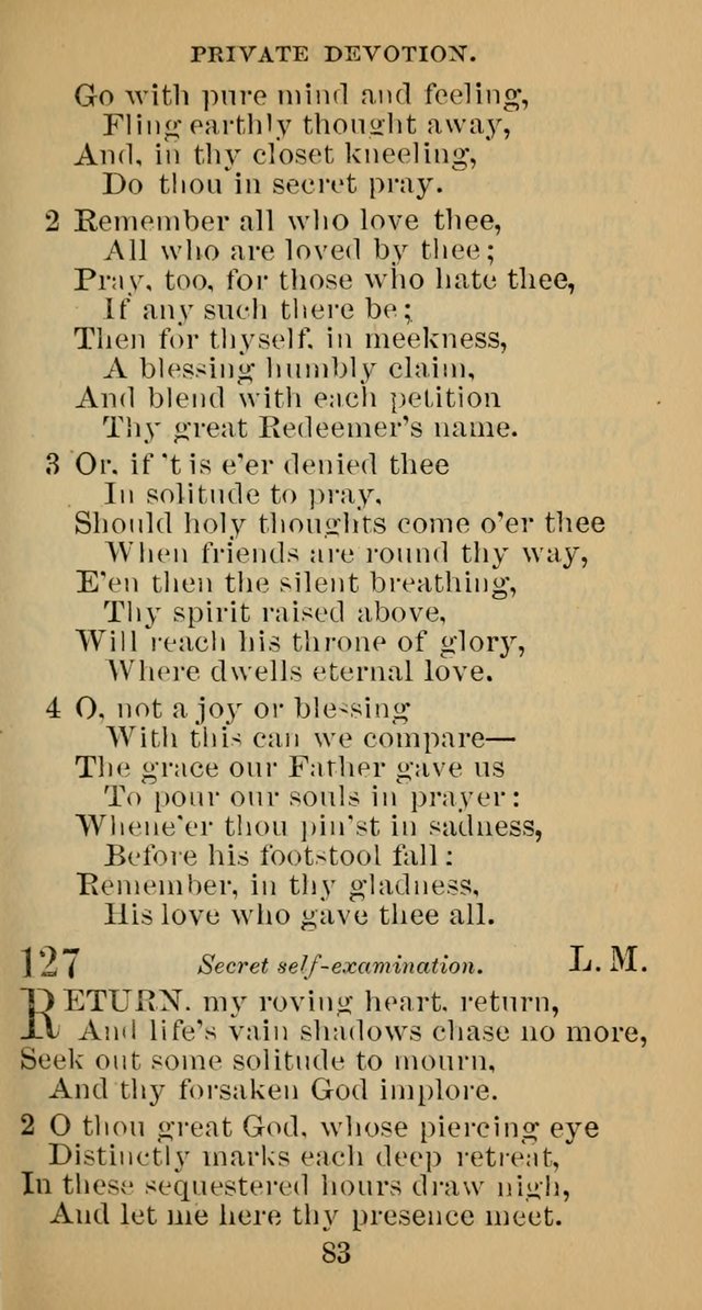 A Collection of Psalms, Hymns and Spiritual Songs; suited to the various kinds of Christian worship; and especially designed for and adapted to the Fraternity of the Brethren... page 122