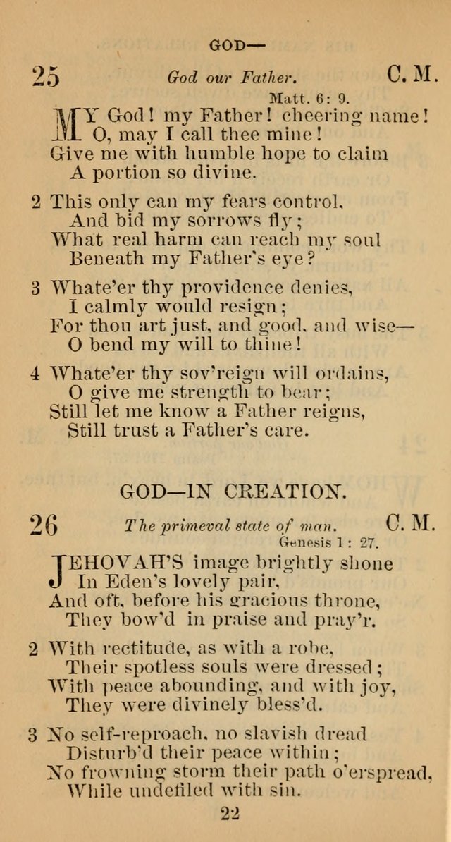 A Collection of Psalms, Hymns and Spiritual Songs; suited to the various kinds of Christian worship; and especially designed for and adapted to the Fraternity of the Brethren... page 29