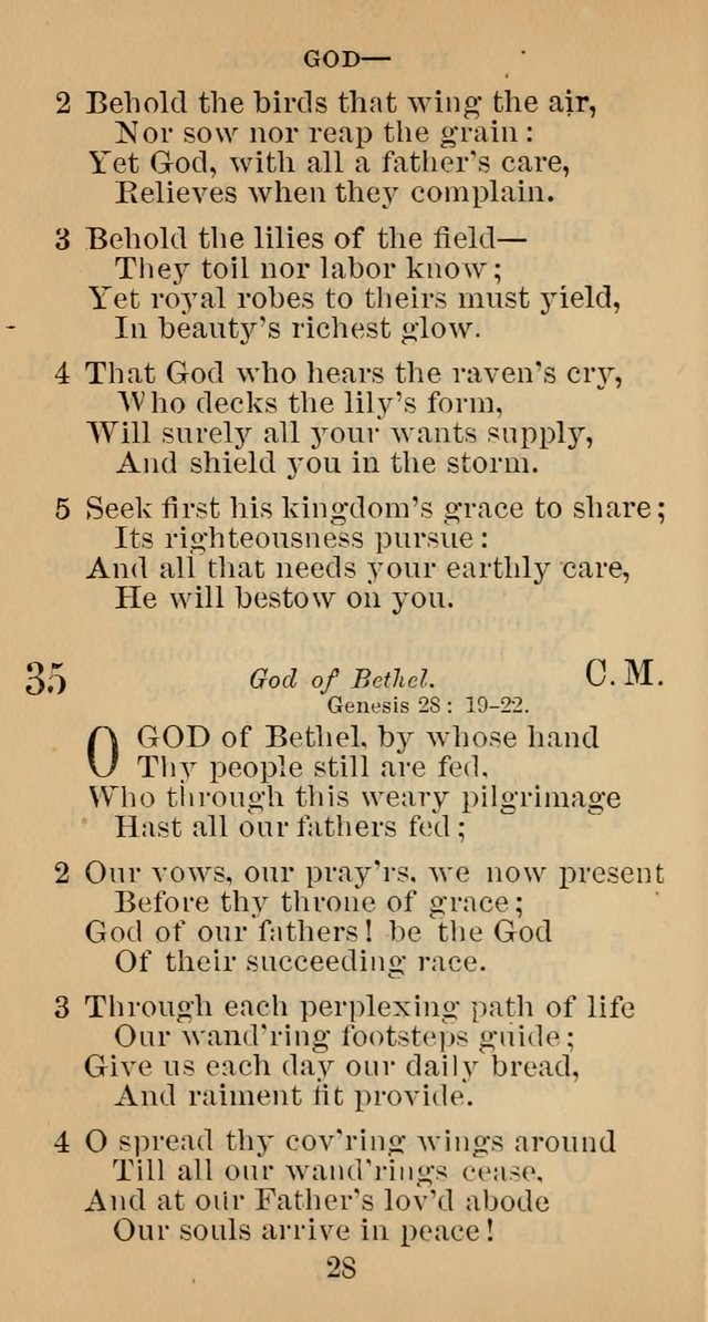 A Collection of Psalms, Hymns and Spiritual Songs; suited to the various kinds of Christian worship; and especially designed for and adapted to the Fraternity of the Brethren... page 35