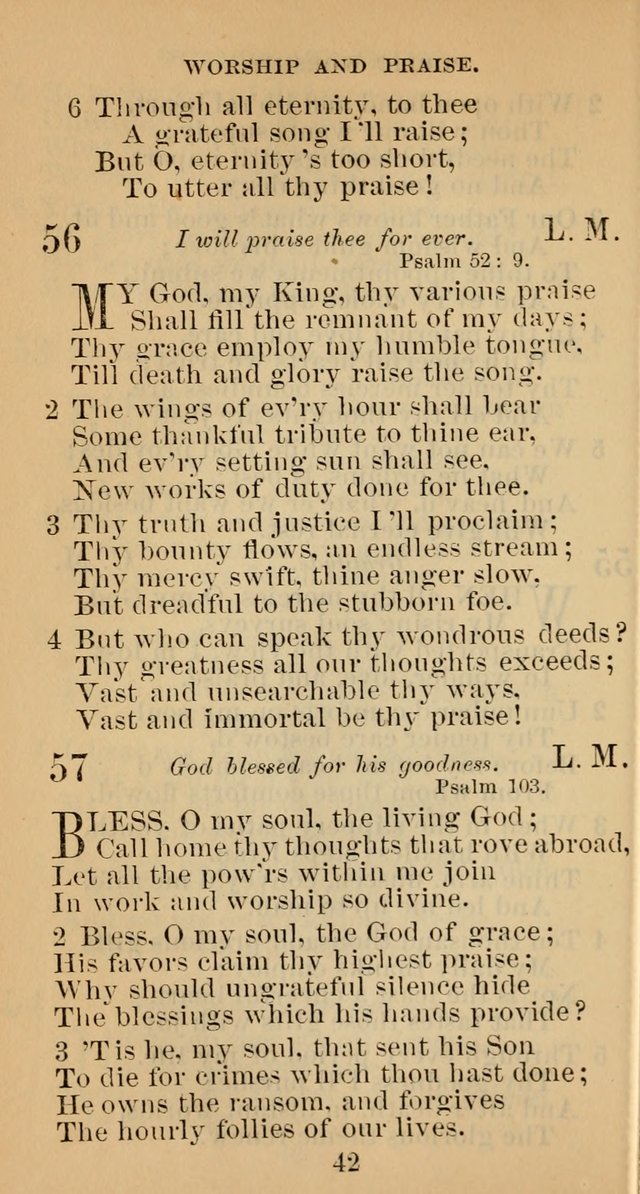 A Collection of Psalms, Hymns and Spiritual Songs; suited to the various kinds of Christian worship; and especially designed for and adapted to the Fraternity of the Brethren... page 49