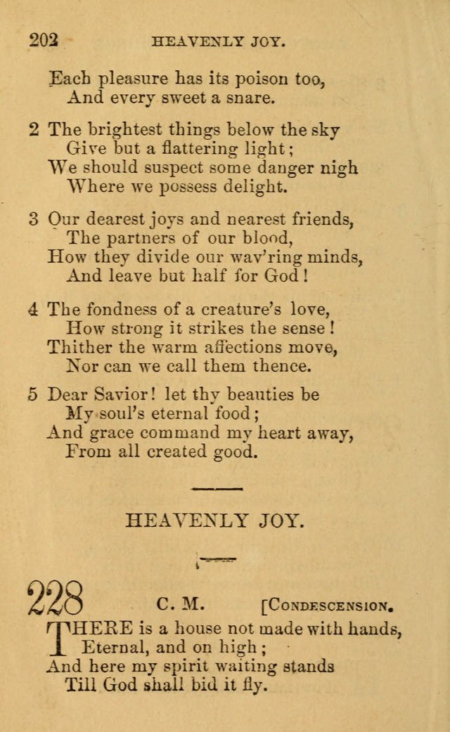 A Collection of Psalms, Hymns, and Spiritual Songs: suited to the various occasions of public worship and private devotion, of the church of Christ (6th ed.) page 202