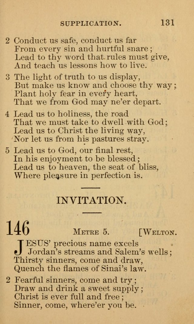A Collection of Psalms and Hymns: suited to the various occasions of public worship and private devotion page 131