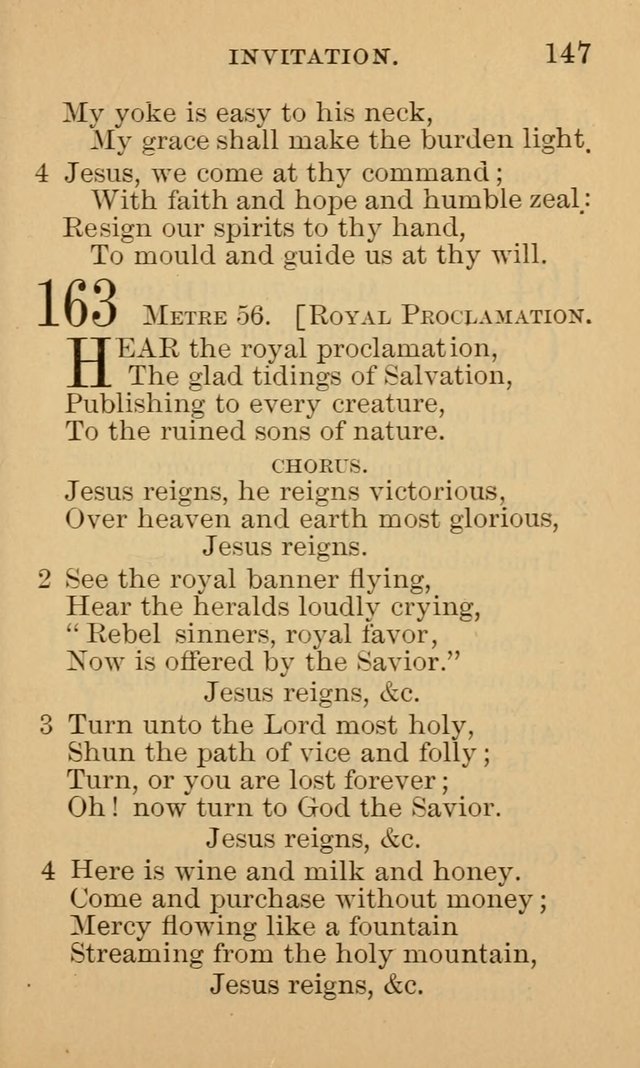 A Collection of Psalms and Hymns: suited to the various occasions of public worship and private devotion page 147