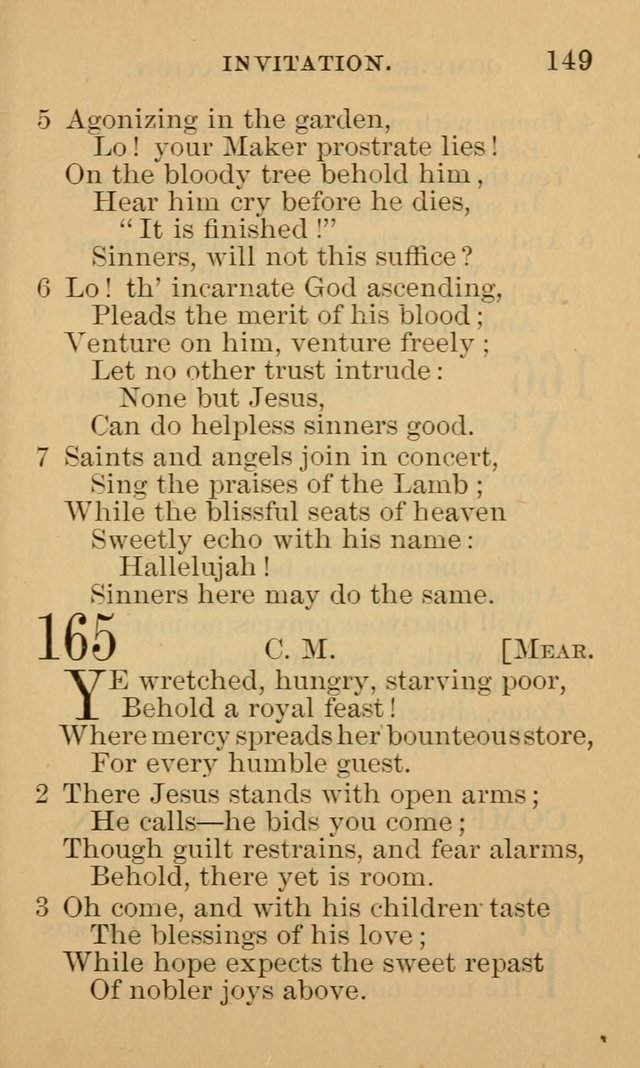 A Collection of Psalms and Hymns: suited to the various occasions of public worship and private devotion page 149