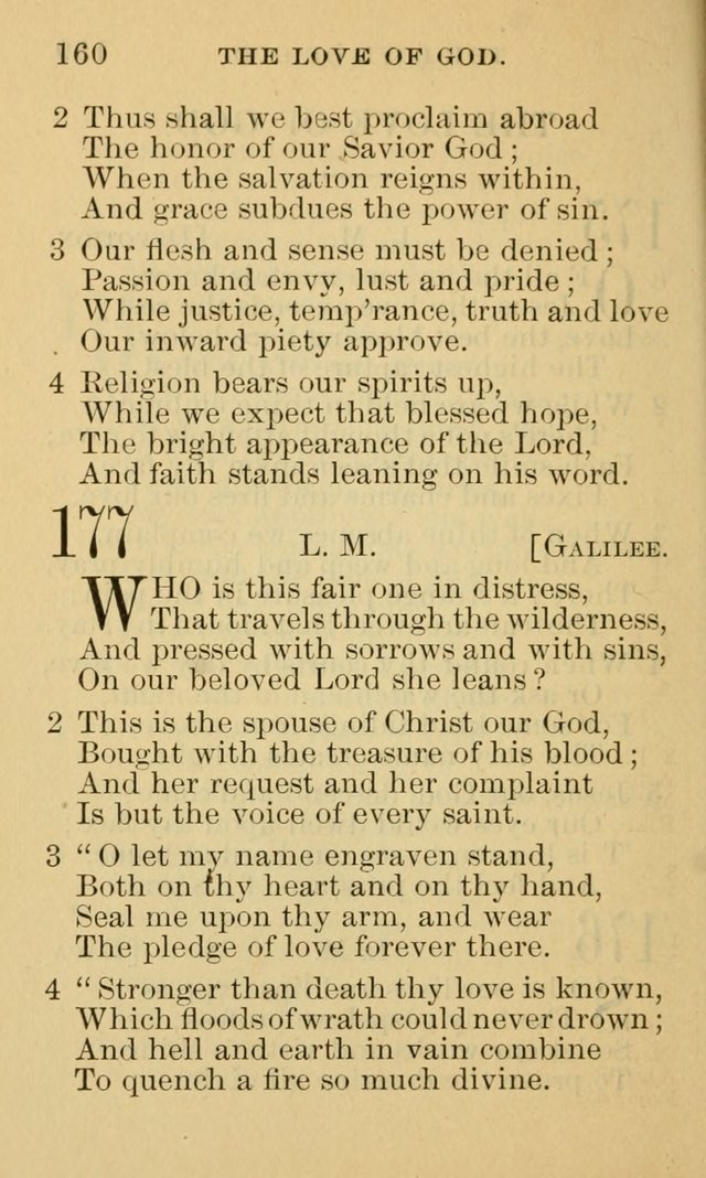A Collection of Psalms and Hymns: suited to the various occasions of public worship and private devotion page 160