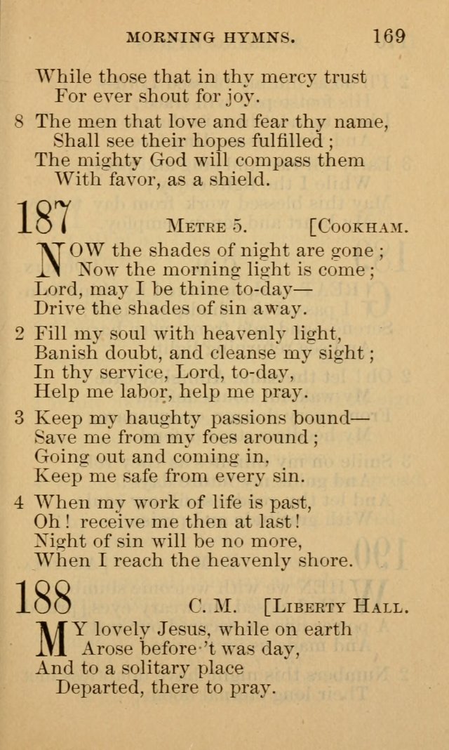 A Collection of Psalms and Hymns: suited to the various occasions of public worship and private devotion page 169