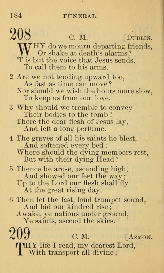 A Collection of Psalms and Hymns: suited to the various occasions of public worship and private devotion page 184