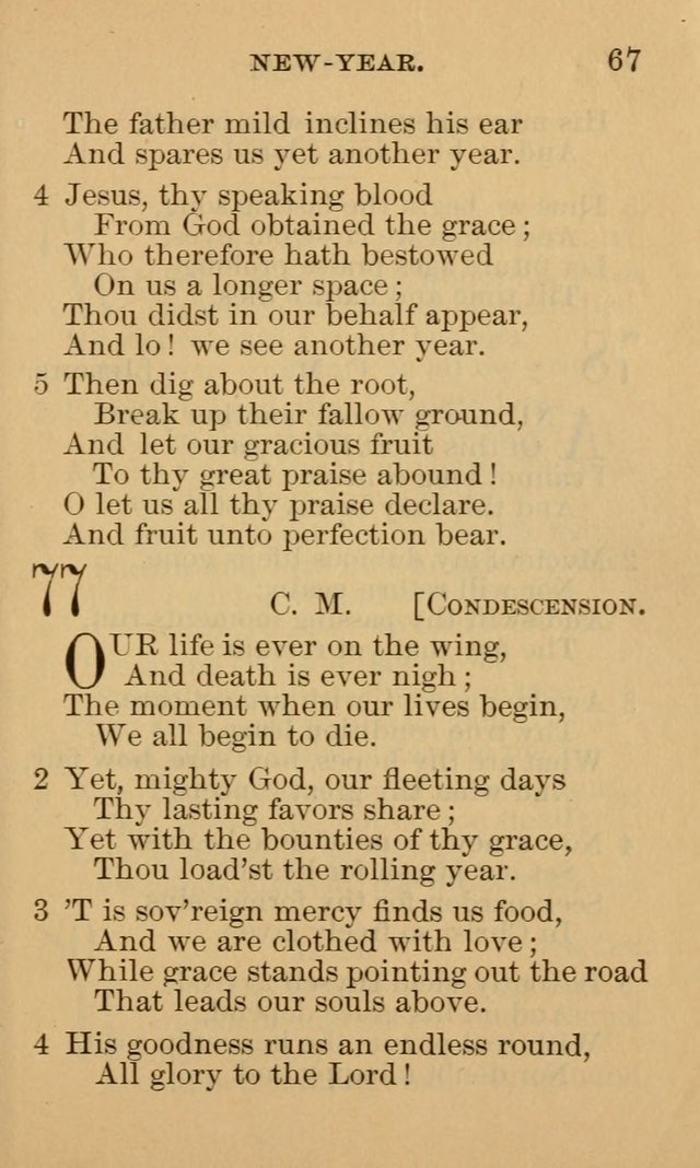 A Collection of Psalms and Hymns: suited to the various occasions of public worship and private devotion page 67