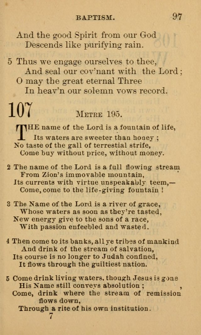 A Collection of Psalms and Hymns: suited to the various occasions of public worship and private devotion page 97