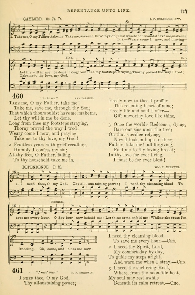 Cumberland Presbyterian hymnal: a selection of spiritual songs for use in the Cumberland Presbyterian Church page 190