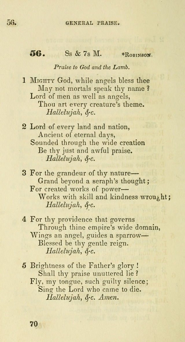 A Collection of Psalms and Hymns for the use of Universalist Societies and Families (13th ed.) page 68