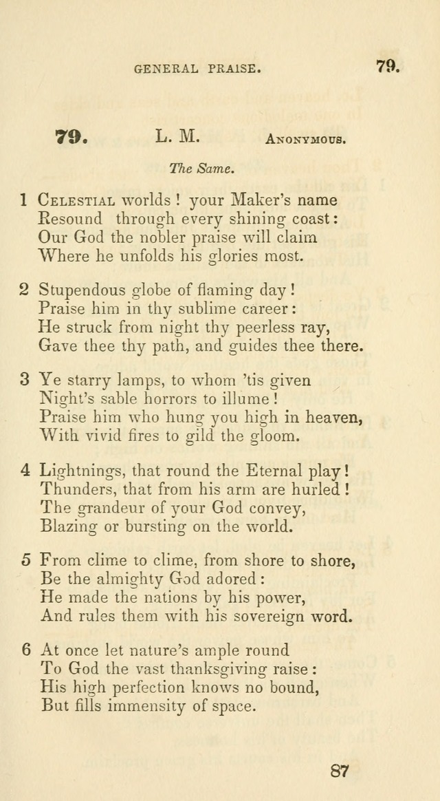 A Collection of Psalms and Hymns for the use of Universalist Societies and Families (13th ed.) page 85