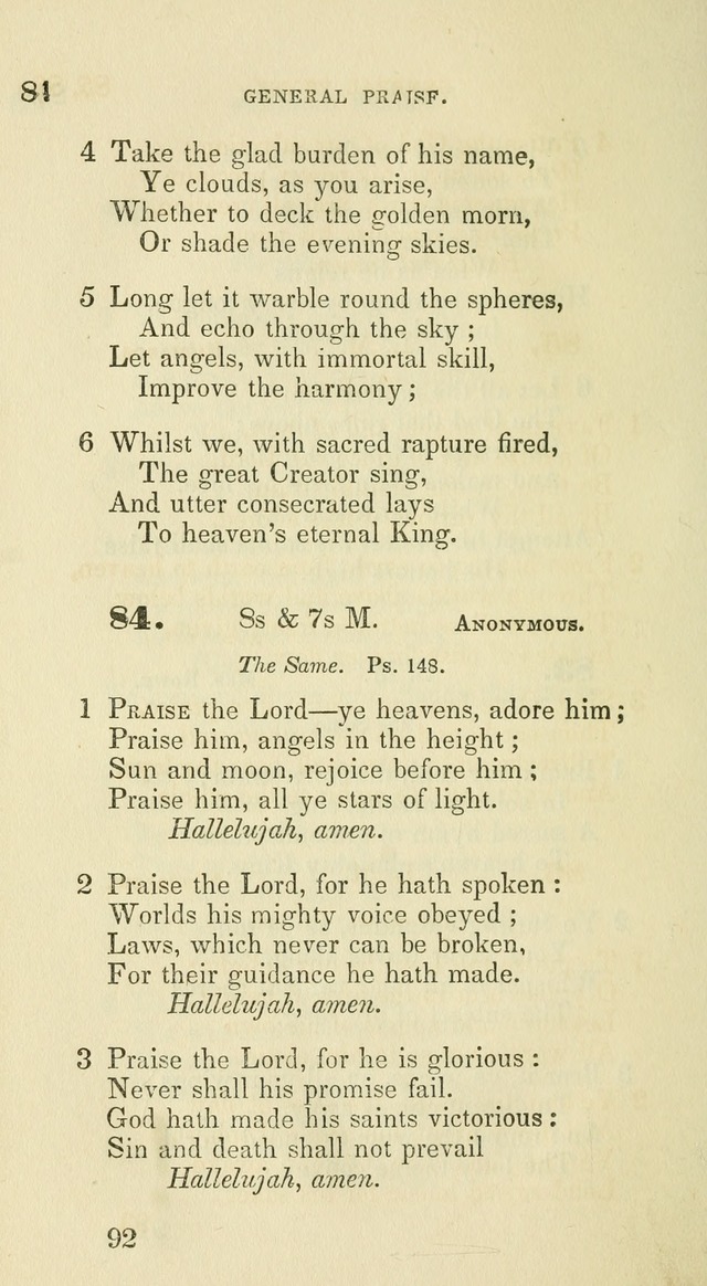 A Collection of Psalms and Hymns for the use of Universalist Societies and Families (13th ed.) page 90