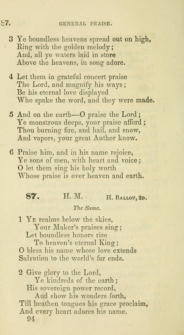 A Collection of Psalms and Hymns for the use of Universalist Societies and Families (13th ed.) page 92