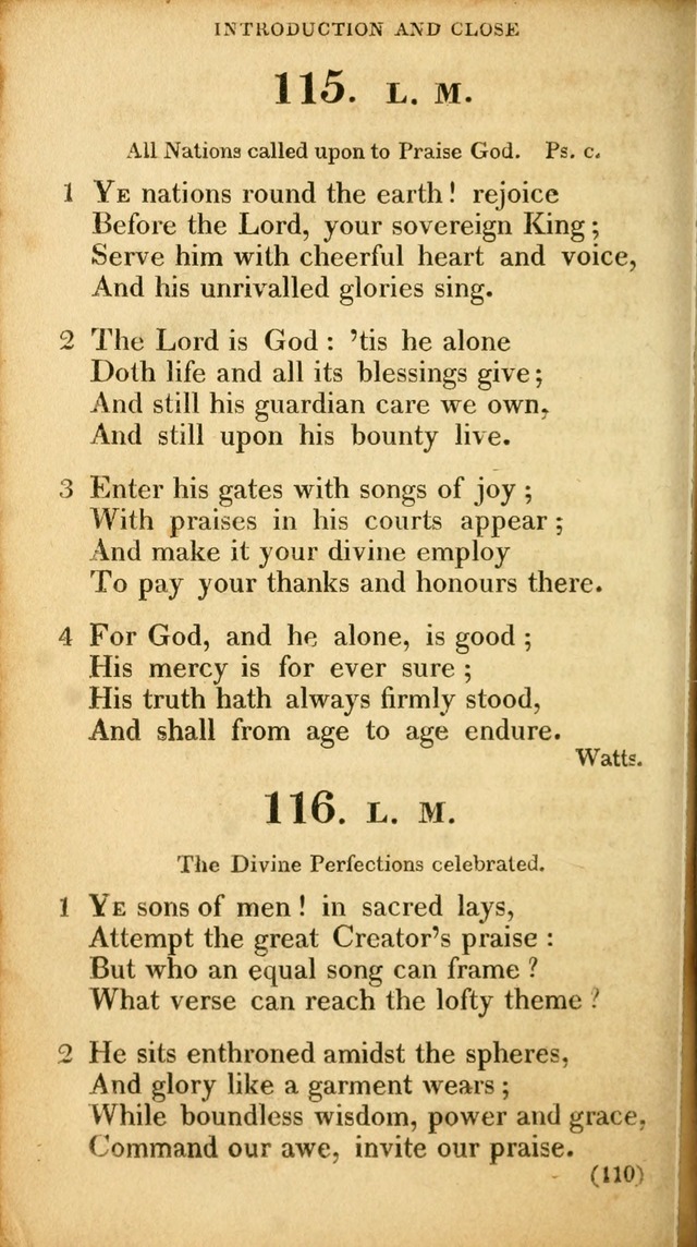 A Collection of Psalms and hymns, for social and private worship page 119