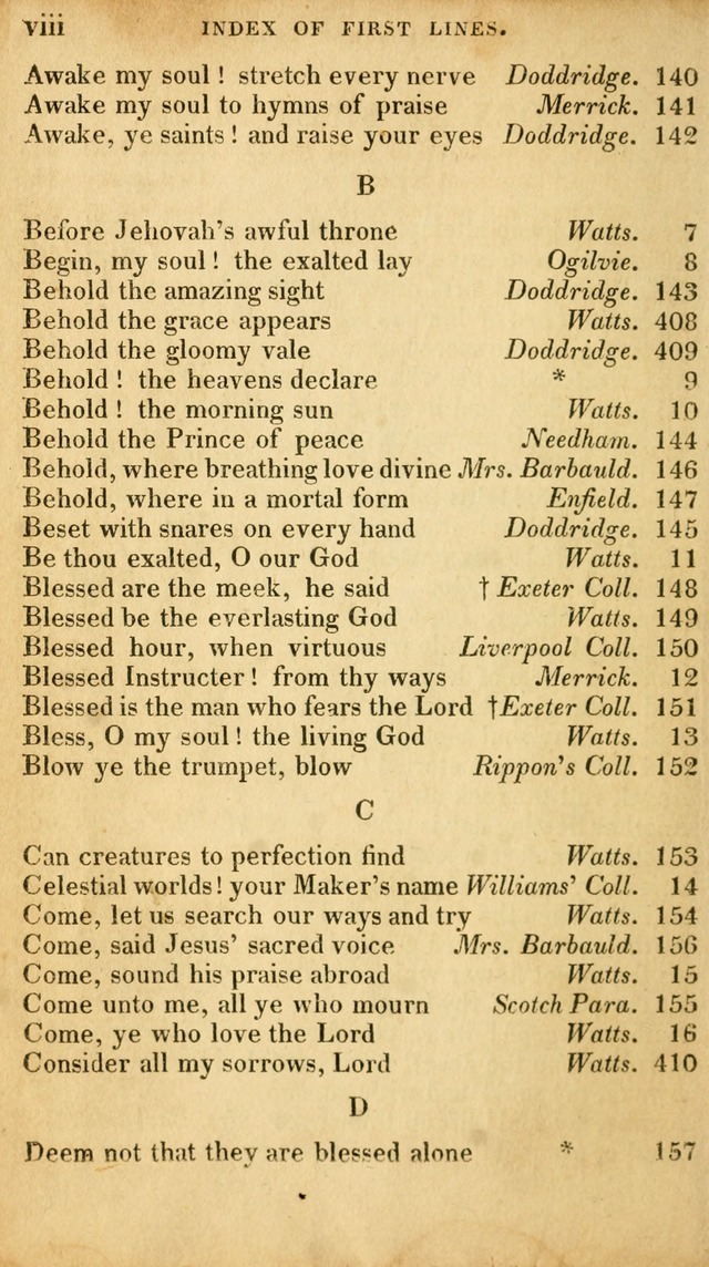 A Collection of Psalms and hymns, for social and private worship page 17