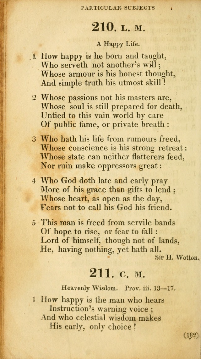 A Collection of Psalms and hymns, for social and private worship page 191