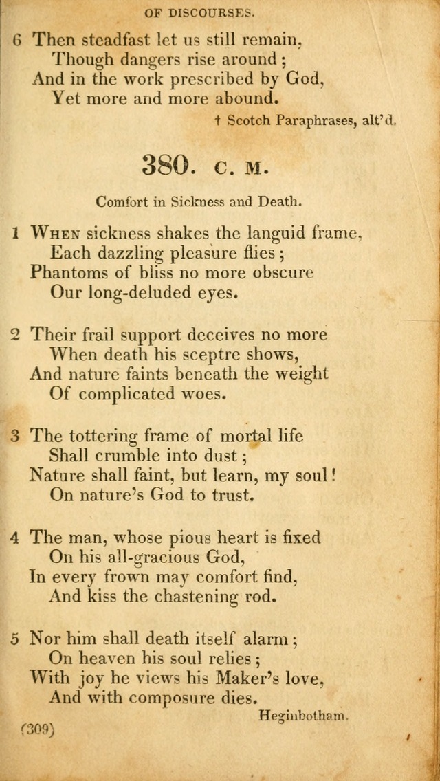 A Collection of Psalms and hymns, for social and private worship page 318