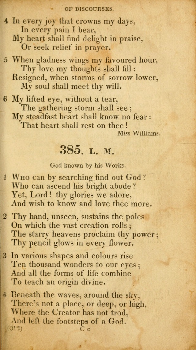 A Collection of Psalms and hymns, for social and private worship page 322