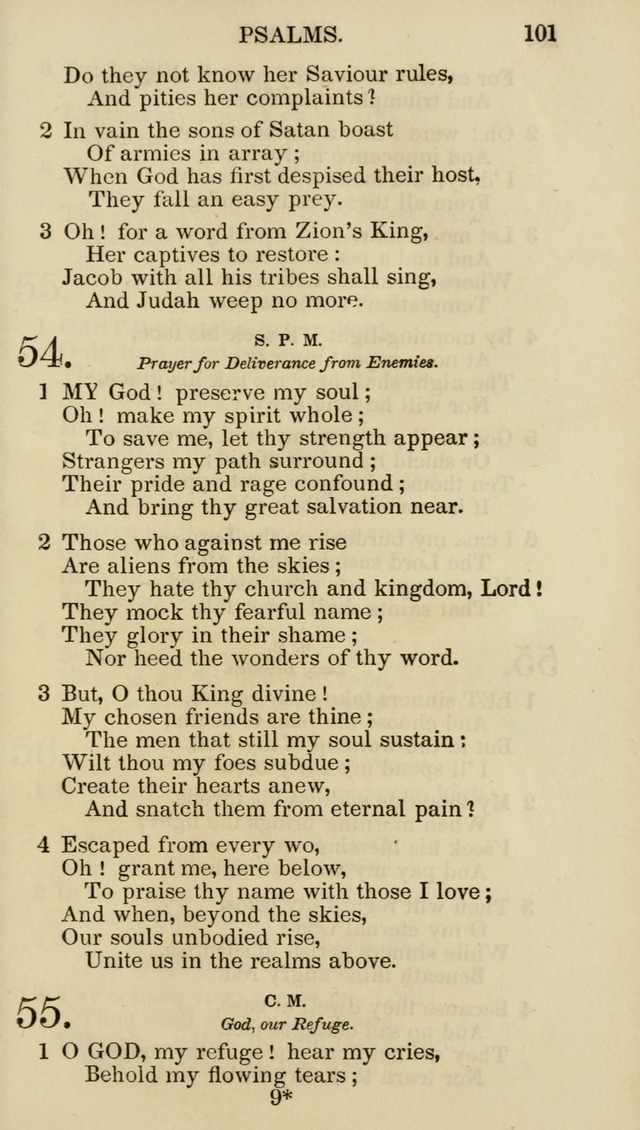 Church Psalmist: or psalms and hymns for the public, social and private use of evangelical Christians (5th ed.) page 103