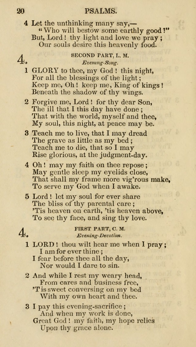 Church Psalmist: or psalms and hymns for the public, social and private use of evangelical Christians (5th ed.) page 22