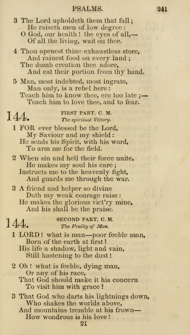 Church Psalmist: or psalms and hymns for the public, social and private use of evangelical Christians (5th ed.) page 243