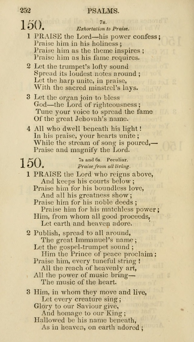 Church Psalmist: or psalms and hymns for the public, social and private use of evangelical Christians (5th ed.) page 254
