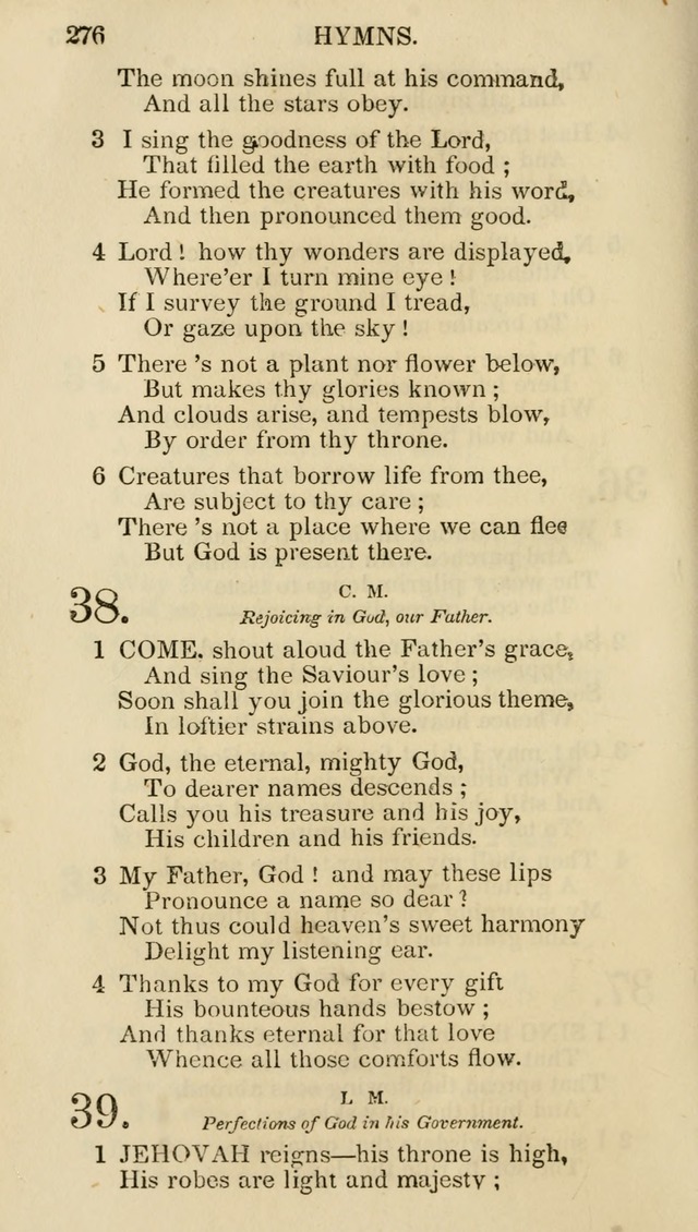 Church Psalmist: or psalms and hymns for the public, social and private use of evangelical Christians (5th ed.) page 278