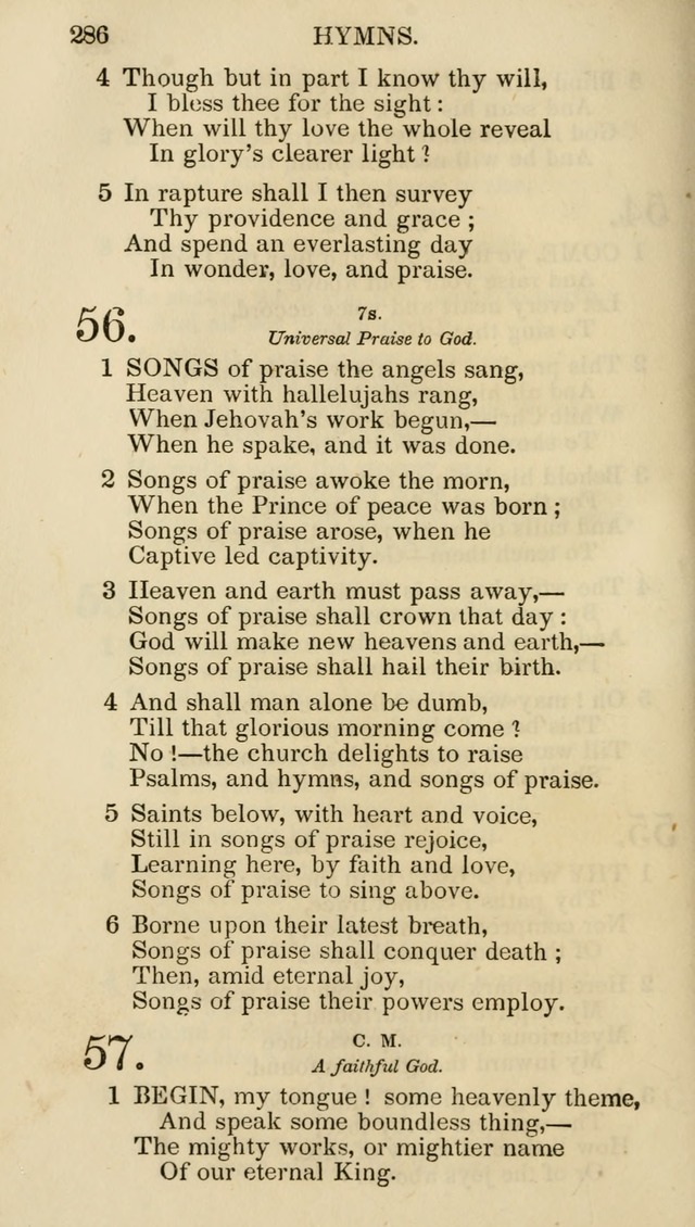Church Psalmist: or psalms and hymns for the public, social and private use of evangelical Christians (5th ed.) page 288