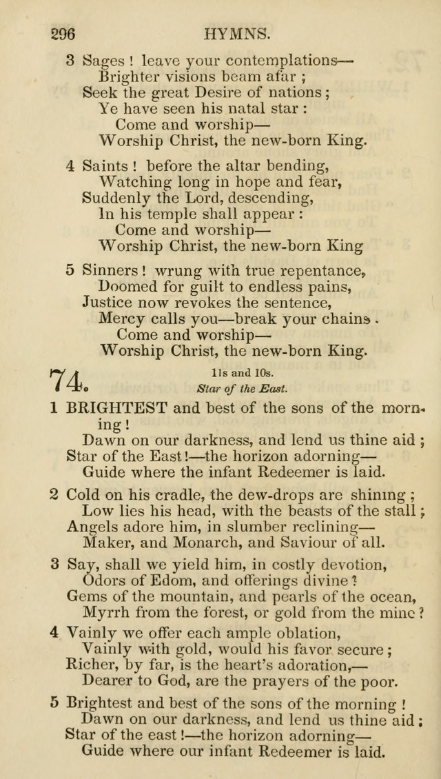 Church Psalmist: or psalms and hymns for the public, social and private use of evangelical Christians (5th ed.) page 298